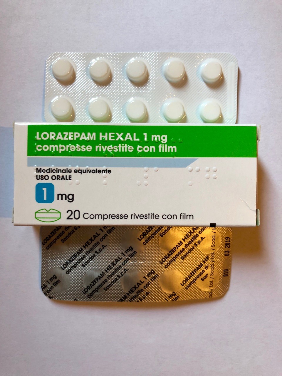 Lorazepam (Ativan) 1 mg Original