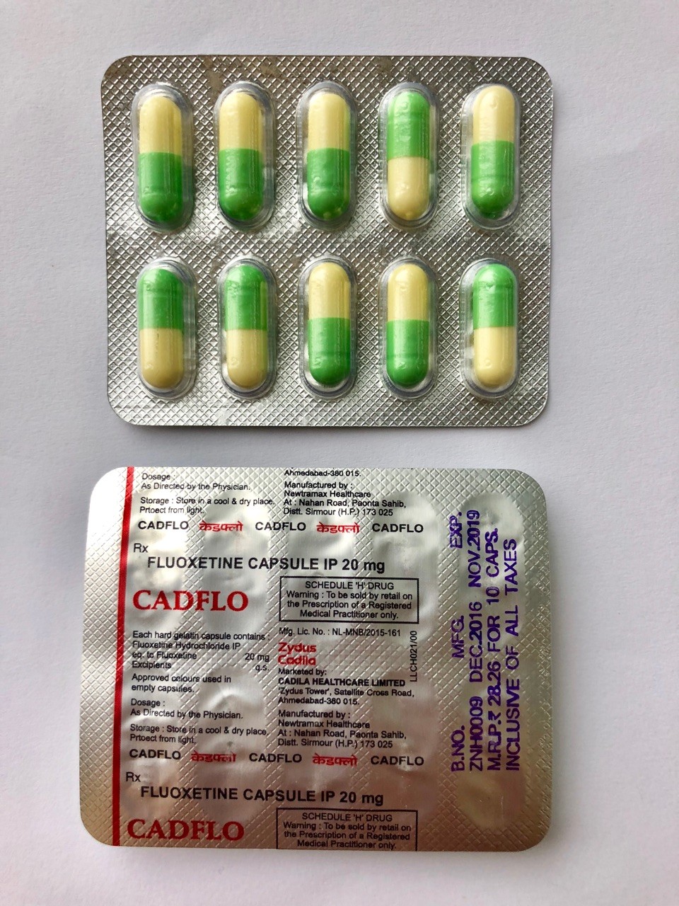 Fluox (Fluoxetina / Lovan) 20 mg