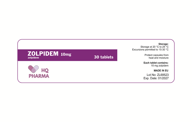 Zolpidem 10 mg by HQ PHARMA